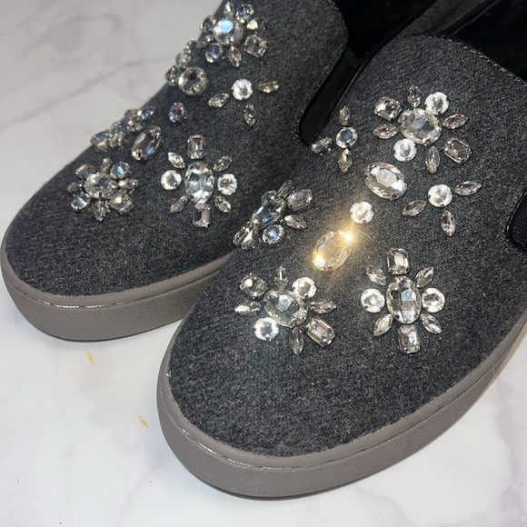 Michael Kors Rhinestone Slip On Shoes Size 7 - Picture 2 of 6
